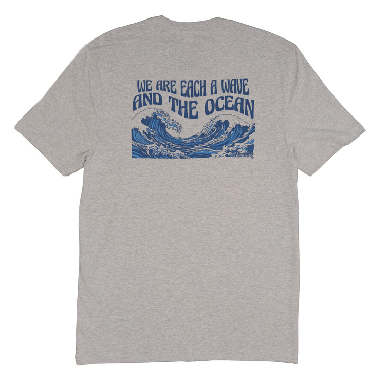T-Shirt - Ocean Wave grey